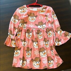 Cowboy Snowman Dress